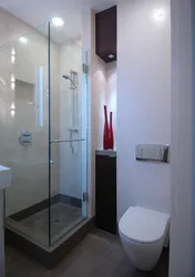 Bathroom With Shower In A Panel House Design