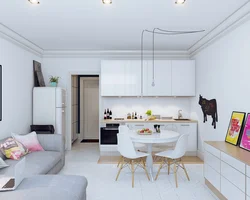Kitchen Design For Studio Apartments 25 M