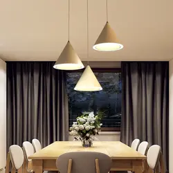 Design lamps over the kitchen table