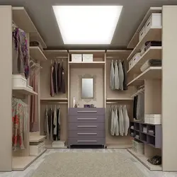 Дизайн кухни гардеробной