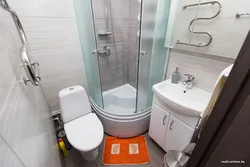 Туалет Совмещенный С Ванной Душевая Кабина Хрущевка Фото