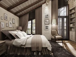 Country house style bedroom design