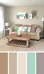 Color palette for walls in an apartment photo