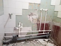 Фотографии труб в ванной