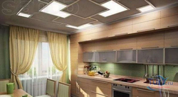 Kitchen design ceilings 4 meters