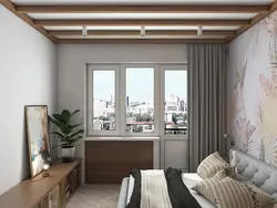Photo Of A Bedroom With Access To A Balcony