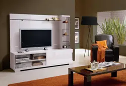 Cabinets living room walls for TV photo