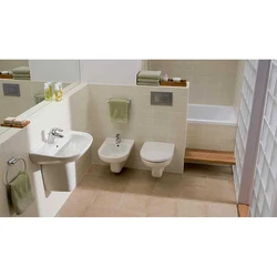 Bathroom design with bidet and toilet