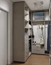 Photo of a wardrobe in a bedroom in Khrushchev