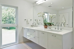 Wall-to-wall sink photo