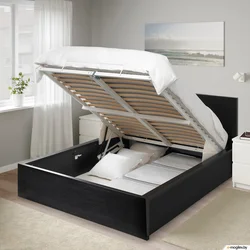 Фото кровати в спальню с подъемным механизмом