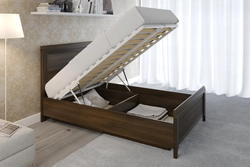 Photo Of A Bed In The Bedroom With A Lifting Mechanism