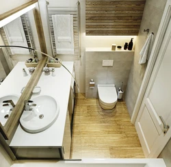 Bathroom 1 by 2 m design