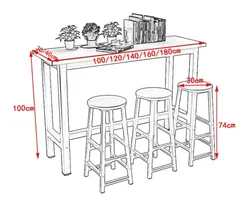 Дизайн Кухни Размер Барной Стойки
