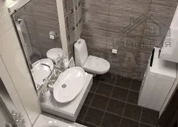 Inexpensive bathroom designs combined with toilet