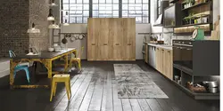 Loft Floor In The Kitchen Interior