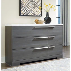 Chest of drawers for clothes in the bedroom photo