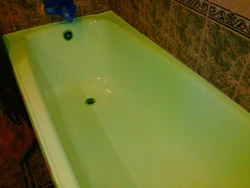 Акриловая покраска ванны фото