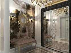 Golden hallway design