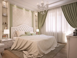 Curtains for a bright bedroom photo design