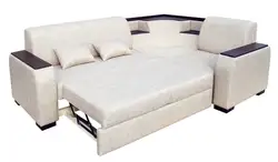Soft corner sofa with sleeping place photo