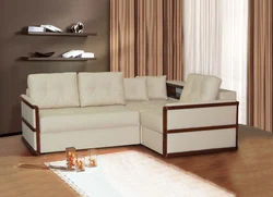 Soft corner sofa with sleeping place photo