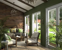 Living Room Veranda Design