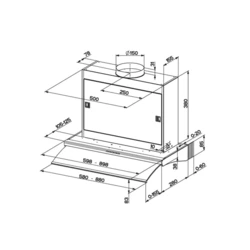 Sizes of kitchen hoods photos of all