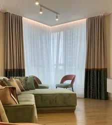 Curtain Design For Living Room With Different Windows
