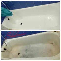 Acrylic bathroom coating photo