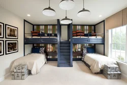 Дизайн спальни для двоих подростков