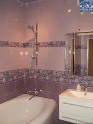 Фото обычной ванной комнаты с плиткой