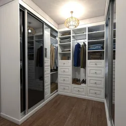 Dressing room with one door photo