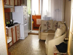 Kitchen Design 10 Sq.M. With Sleeping Place