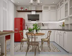 There are 2 refrigerators in the kitchen, interior photos