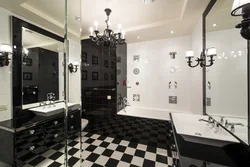 Bathroom In Black Photo