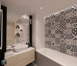 Bath tile patchwork photo