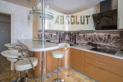 Kitchen interior with corner table