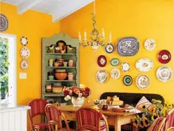 Wall decorations for kitchen interior