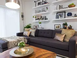Зона дивана в гостиной дизайн