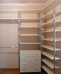 How To Make Shelves In A Dressing Room With Your Own Hands Photo