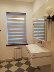 Дизайн жалюзи в ванную комнату