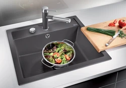 Photo of kitchen sinks square