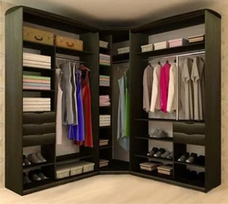 Photo of corner cabinets inside the hallway