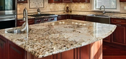 Artificial stone countertop for kitchen photo