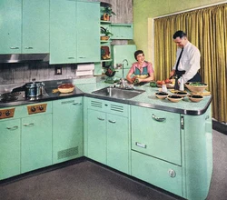 Интерьер кухонь 70 годов