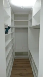 Storage room design in a panel apartment