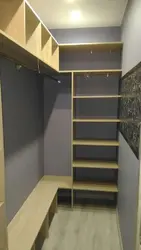 Storage room design in a panel apartment