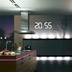 Modern Clock For The Kitchen Photo