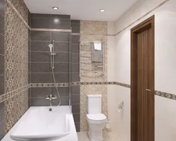 Bathroom design combined walls